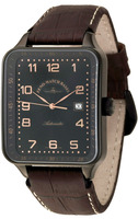 ZENO-WATCH BASEL Square Blacky Retro Automatic Ref. 124-bk-f1 (black dial) | 124-bk-f6 (copper dial)